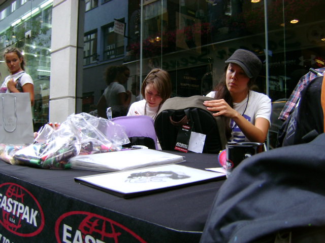 East Pak workshop — spray paint techniques